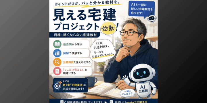 Codex活用術：試験の過去問題の出題傾向を解析して出題範囲を予想する【見える宅建プロジェクト】