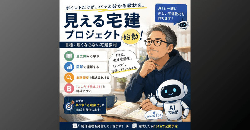Codex活用術：試験の過去問題の出題傾向を解析して出題範囲を予想する【見える宅建プロジェクト】